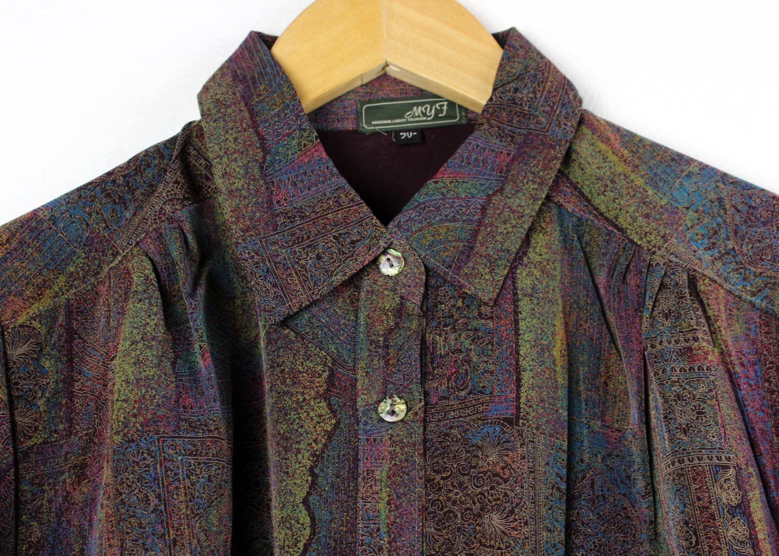 Sun's Out! - Vendita all'ingrosso Camicetta - Donna - Blusa a maniche lunghe con bottoni di seconda mano - Originale6