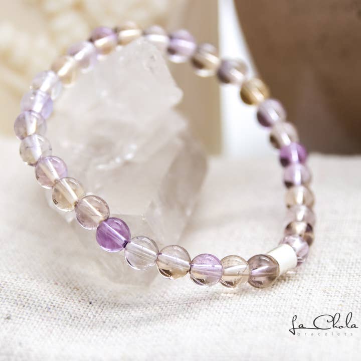 Ametrine 6mm for engroshandel hos La Chola bracelets
