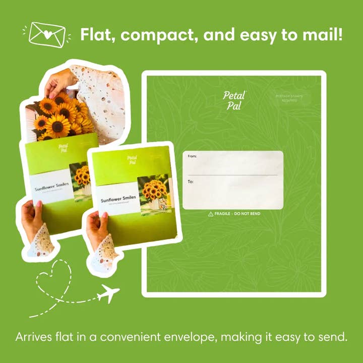 PetalPal - Wholesale Gewone wenskaart - Zonnebloem Glimlach Pop-Up Boeket6