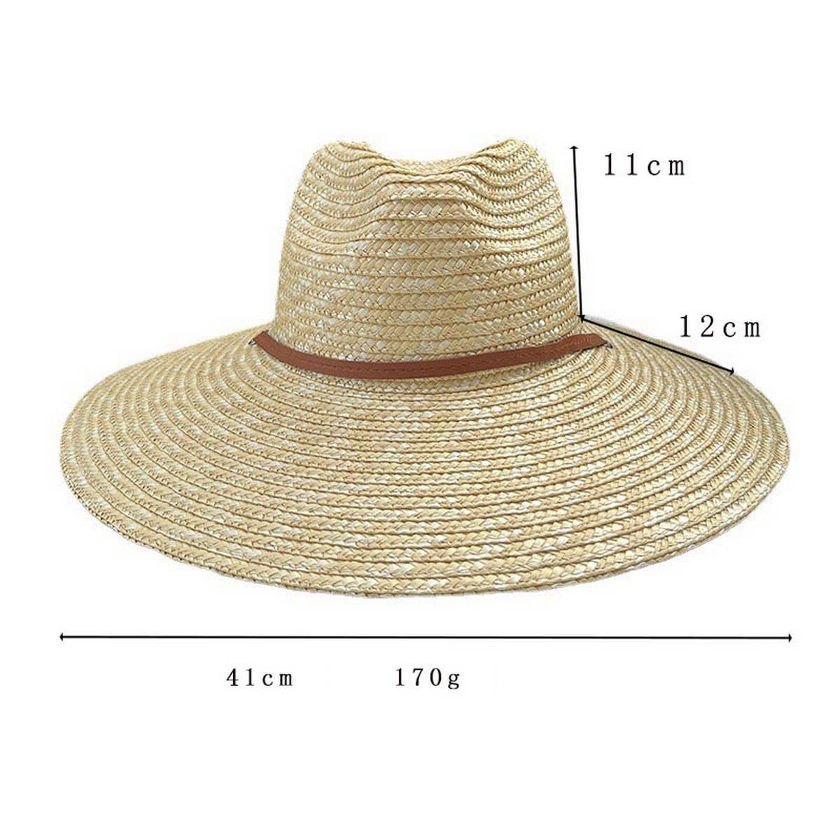 ACCITY - Wholesale Straw Hat - Women's - LARGE BRIM STRAW HATS FOR WOMENS BEACHWEAR_CWAH115727