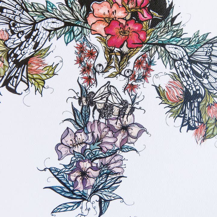 Marcy Ellis – Großhandel Kunstdruck – Mein kraftvolles, feminines, stärkendes botanisches Kunstwerk2