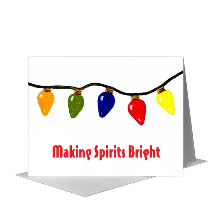 Lights, Greeting Card (#7327A) for wholesale by Printed Canvas