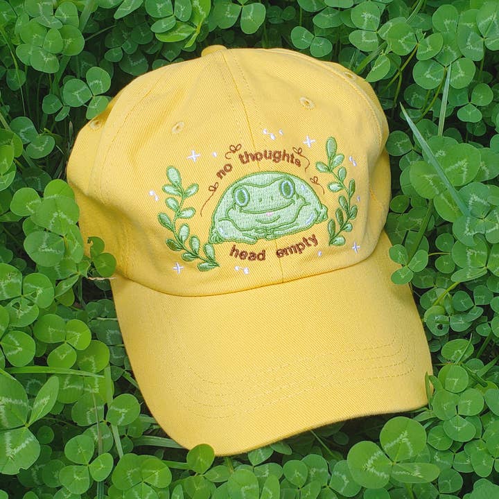 No thoughts, head empty Embroidered Dad Hat for wholesale by Sugar Lich