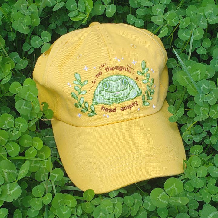 No thoughts, head empty Embroidered Dad Hat for wholesale by Sugar Lich