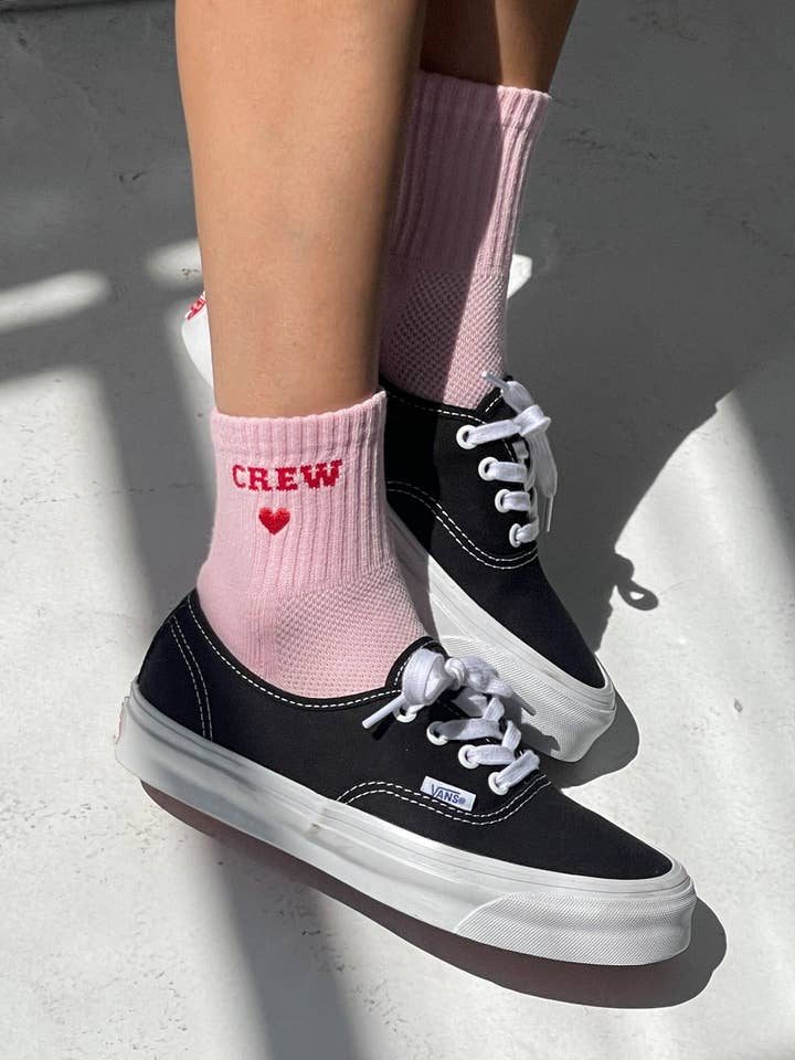 Le Bon Shoppe - Wholesale Socks - Women's - Embroidered Crew Socks (wholesale)4