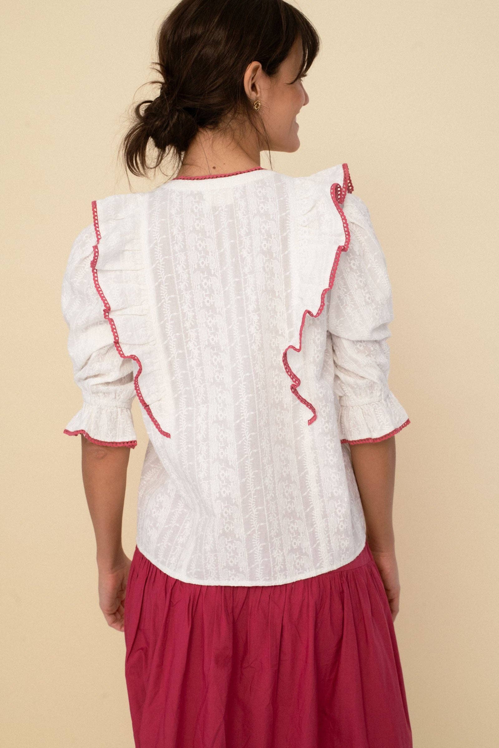 Sonmer Shop USA - Wholesale Blouse - Women's - Jo blouse white2