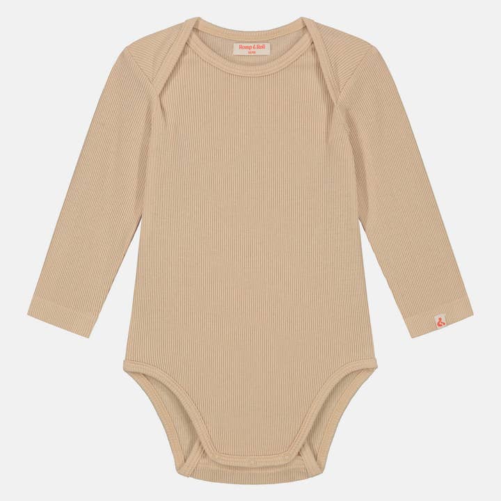 Long sleeve bodysuit | Dunes for wholesale by Romp & Roll