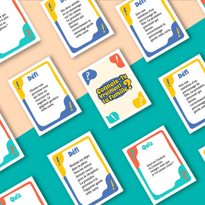 Oh Happy Games - Jeux de société - Wholesale Kaartspel - Ken je je familie echt? De favoriete quizspel van hechte families! 👪🏆2