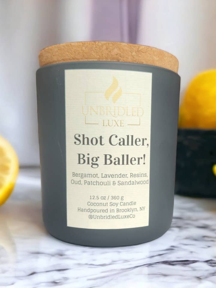 Shot Caller, Big Baller ~ 12,5 oz | Vela Segura para la Piel para venta al por mayor de Unbridled Luxe
