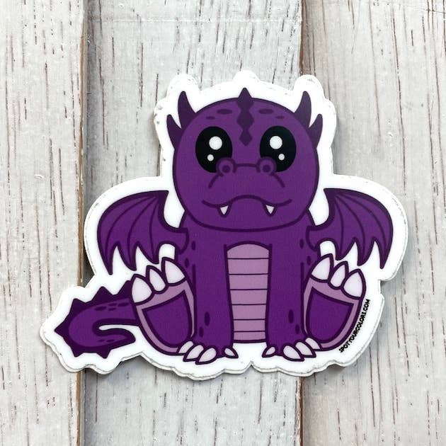 Dragon Die-cut Sticker 3" for wholesale by Spot Colors