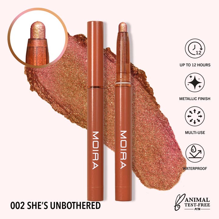 Stellar Glaze Stick Shadow (002, She's Unbothered) for wholesale by Moira Cosmetics