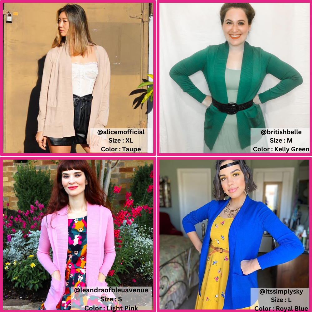 Mak - Wholesale Cardigan - Women's - Long Sleeve Open Front Knit Shrug w/ Pocket Cardigan MK8558Y45