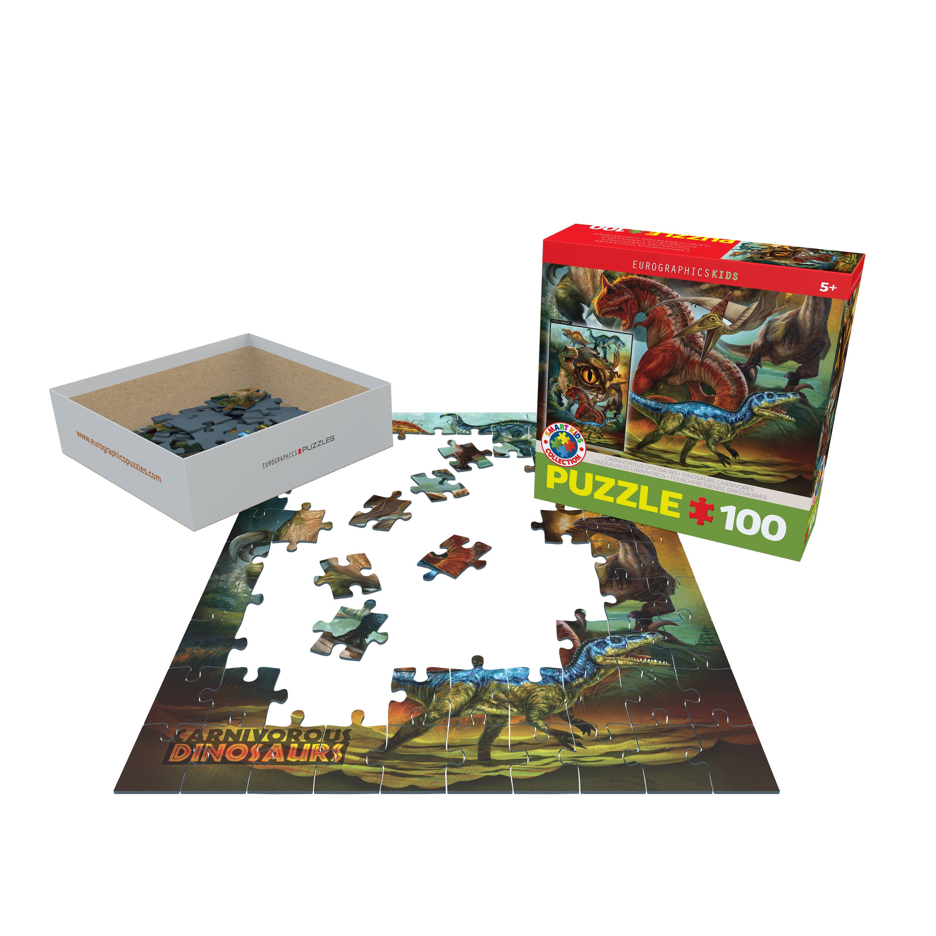 Eurographics Puzzles USA - Wholesale Puzzle - Kids - Carnivorous Dinosaurs2