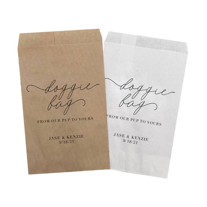 Love It Invitations - Wholesale Favor Bags - Doggie Bag Treat Favor Bags0