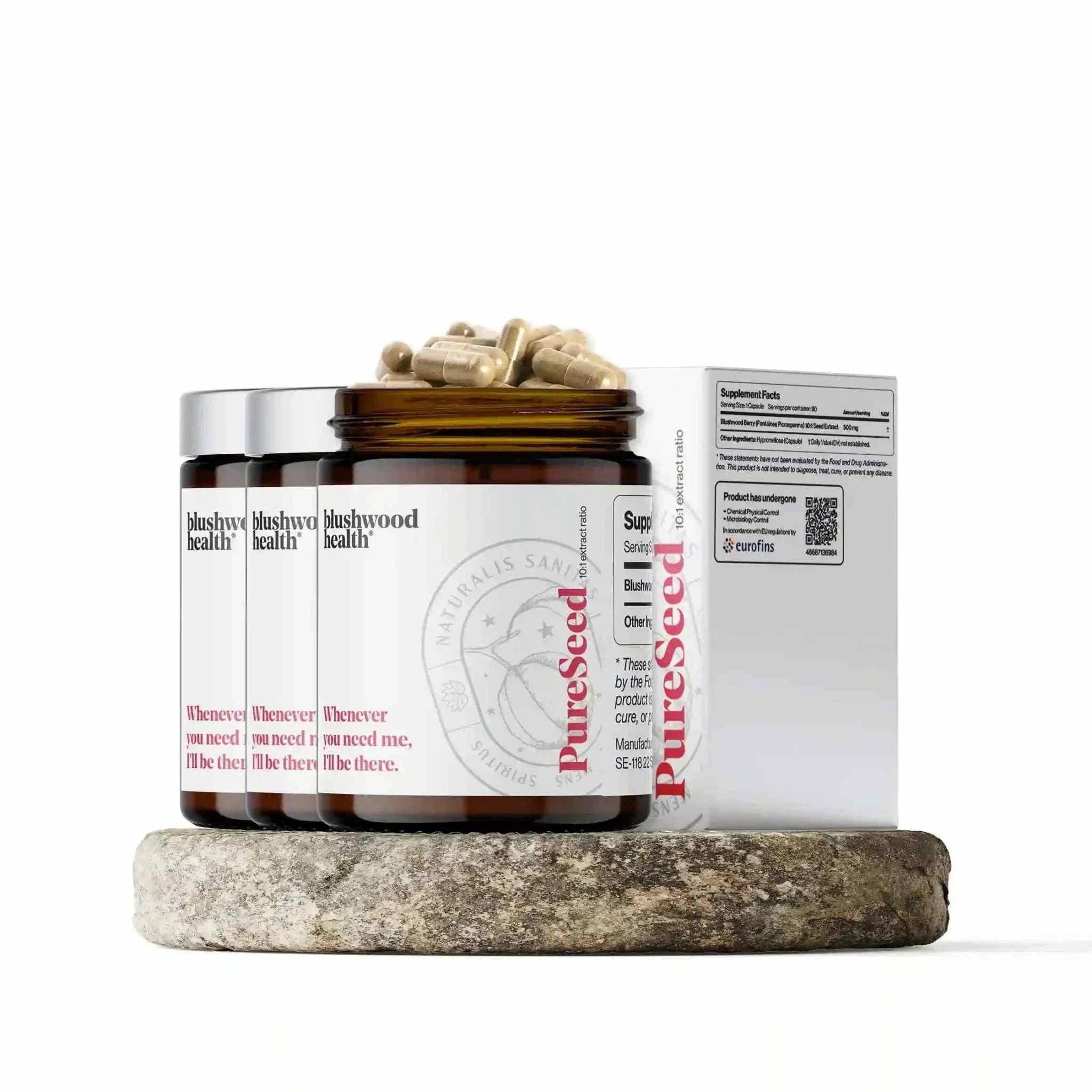 Blushwood Health - Wholesale Voedingssupplement/vitamine - Blushwood Health EBC-46 Capsules – 10:1 Hele-Zaad Botanisch Extract, Laboratorium Getest10