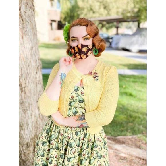 Mak – Engroshandel Cardigan - Dame – Mak 3/4-ærmet kort strikket cardigan med rund hals MK351411