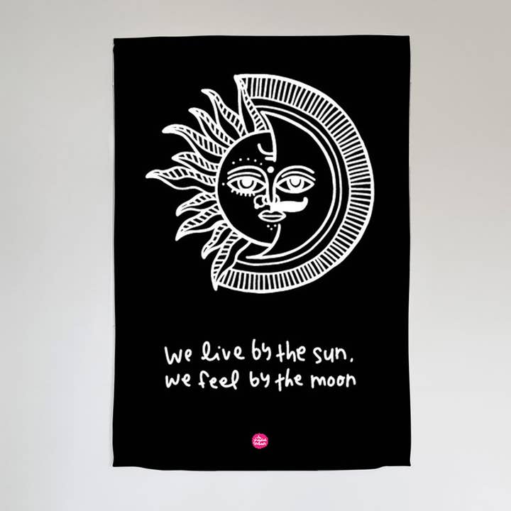 Toalha de Chá Sun & Moon por atacado de The Playful Indian