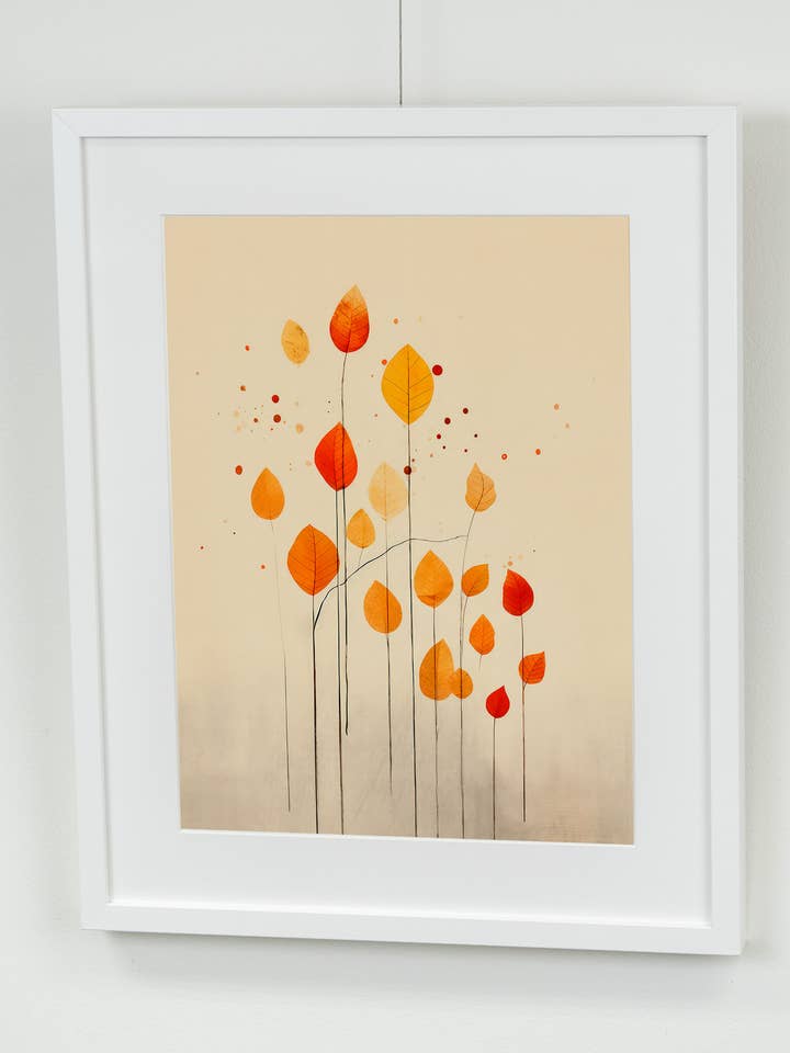 Abstract Art 8x10 Fine Art Print Leaves for wholesale by Photo to Canvas