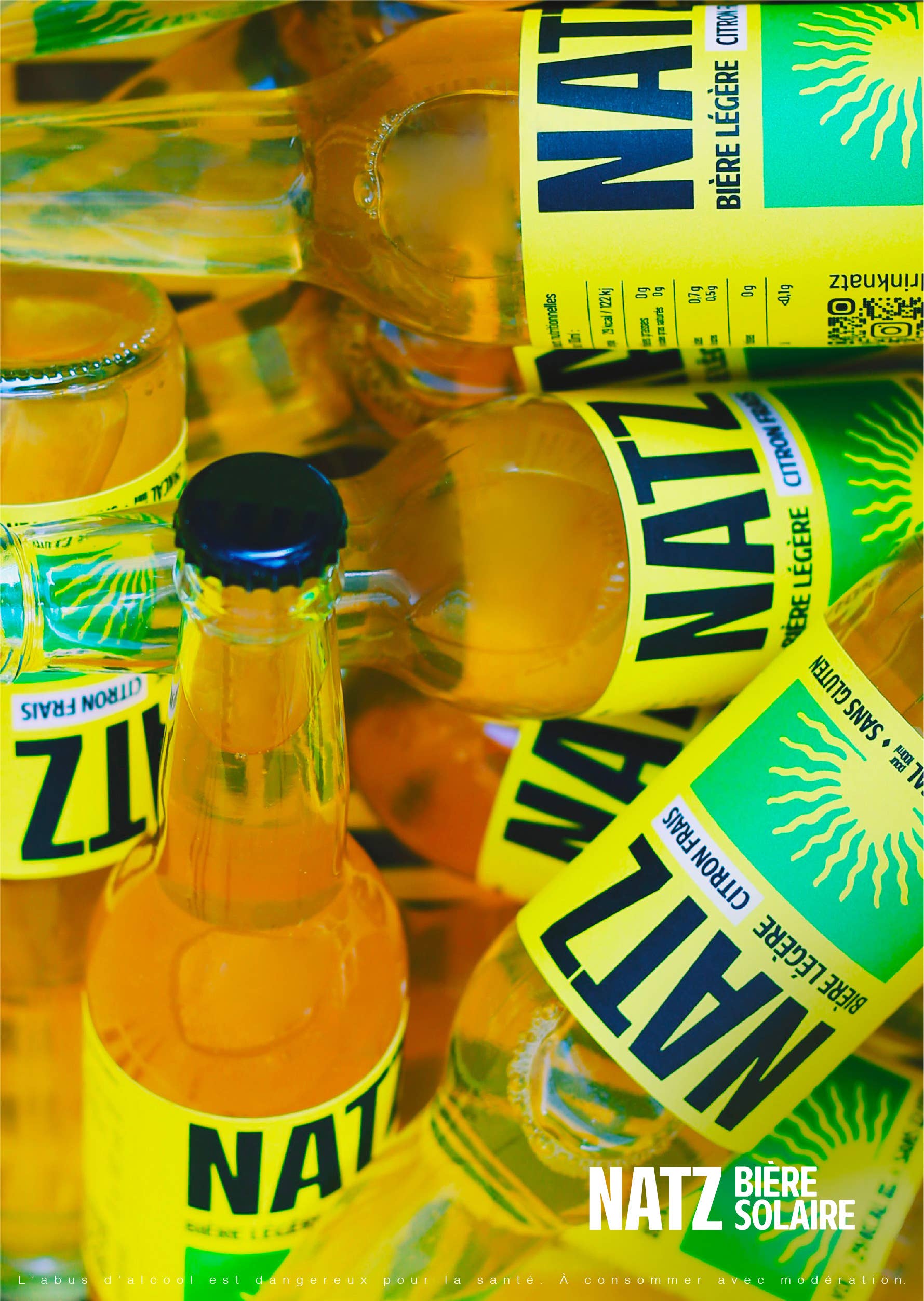 NATZ - Bière légère et solaire - Wholesale Non-Alcoholic Beer - NATZ - Fresh Lemon Light Beer (5% vol)2