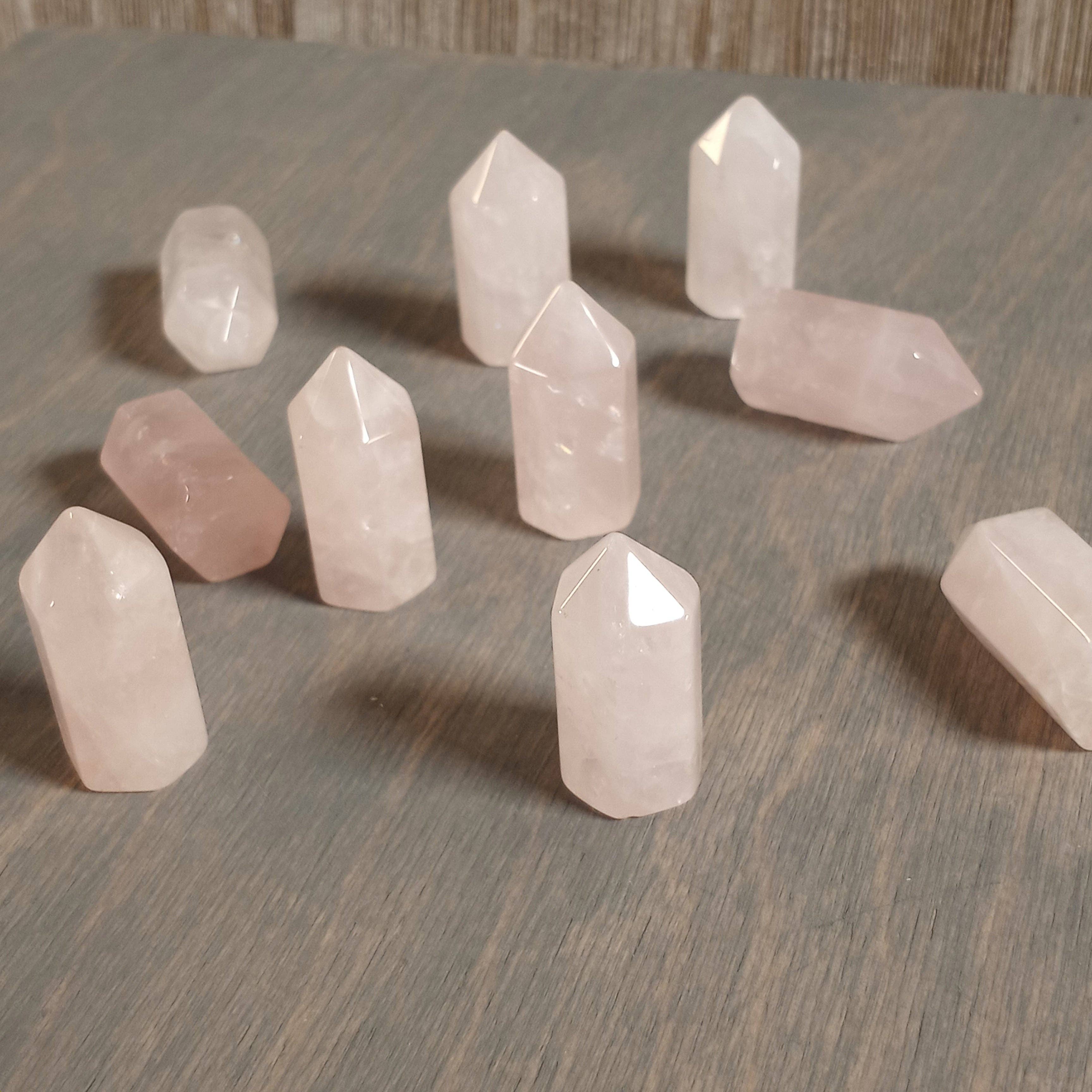 Keystone Crystals - Vente Pierre et cristal de spiritualité - Obélisque Trapu en Pierre Précieuse – Petite Tour en Cristal Sculpté23