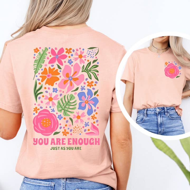 You Are Enough Tee for wholesale by ChubbyBubbyBear