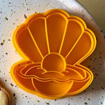 Seashell Pearl - cookie cutter for wholesale by Uniberry 3D