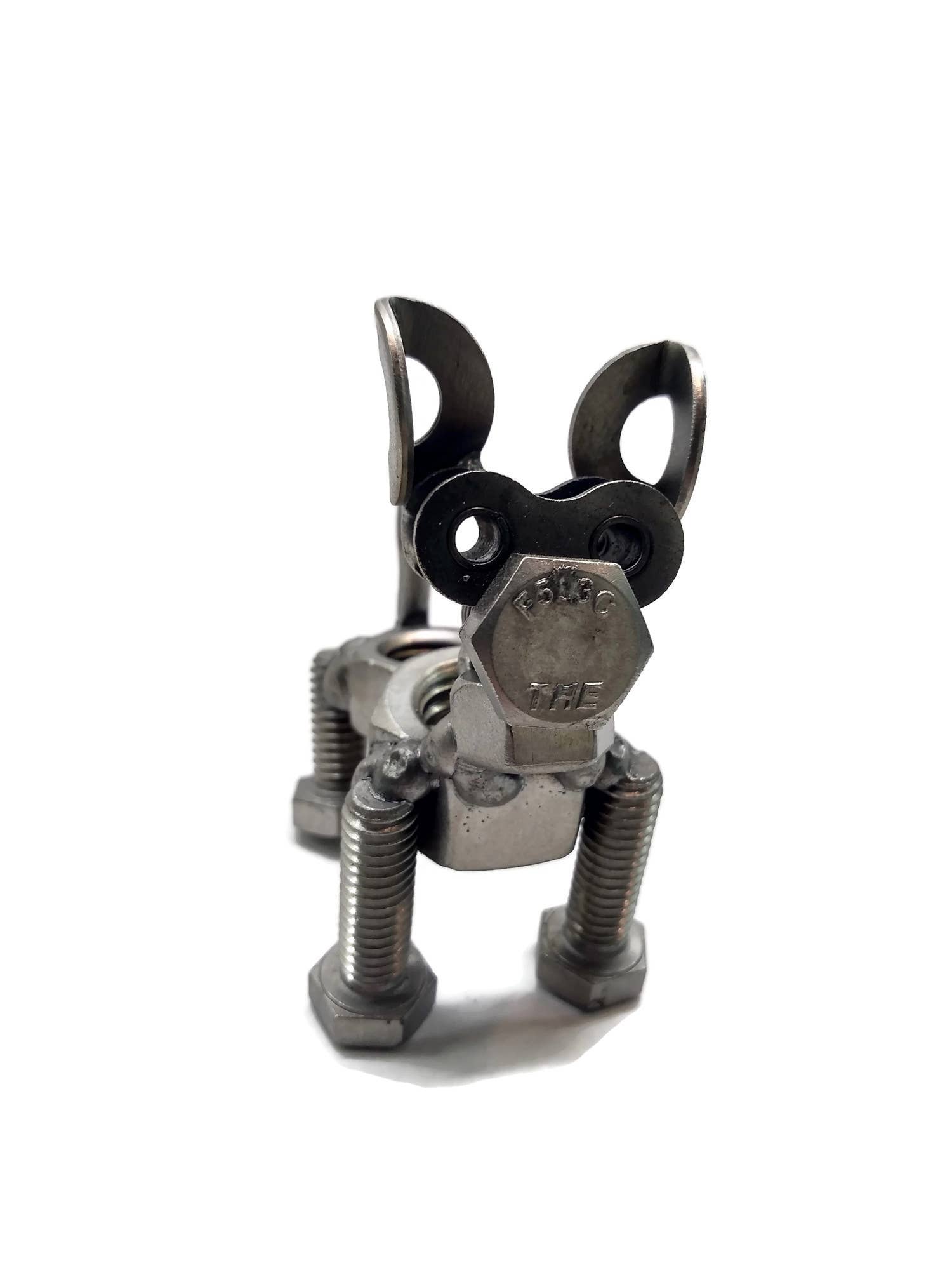 Metal Relic - Vente Figurine décorative - Figurine chien à oreilles courtes en métal7