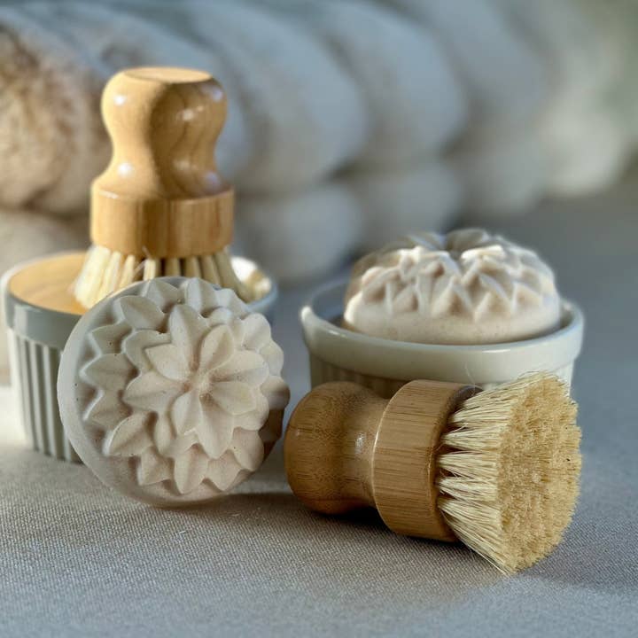 Wild Rye Soapery - Wholesale Dish Soap - Solid Dish Soap + Brush0