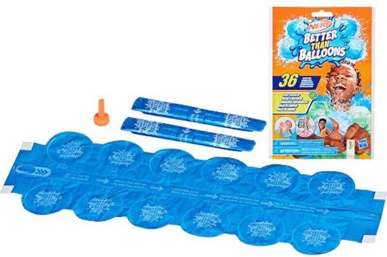KIDDY-MOOV – Engroshandel Legetøj til stranden/poolen - Børn og baby – Nerf Better Than Balloons 36 stykker vandbomber0