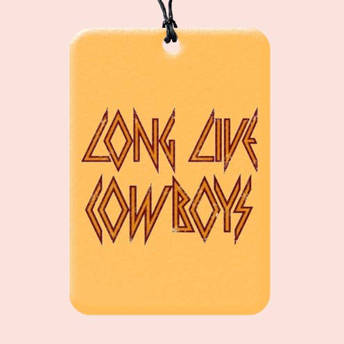 Long Live Cowboys Felt Freshener for wholesale by Texas Petunias Boutique