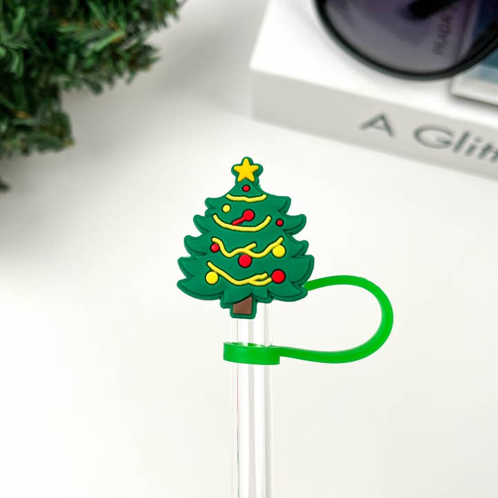 SoapElenGlen - Wholesale Jug - Christmas Tree Straw Toppers,Holiday Decor