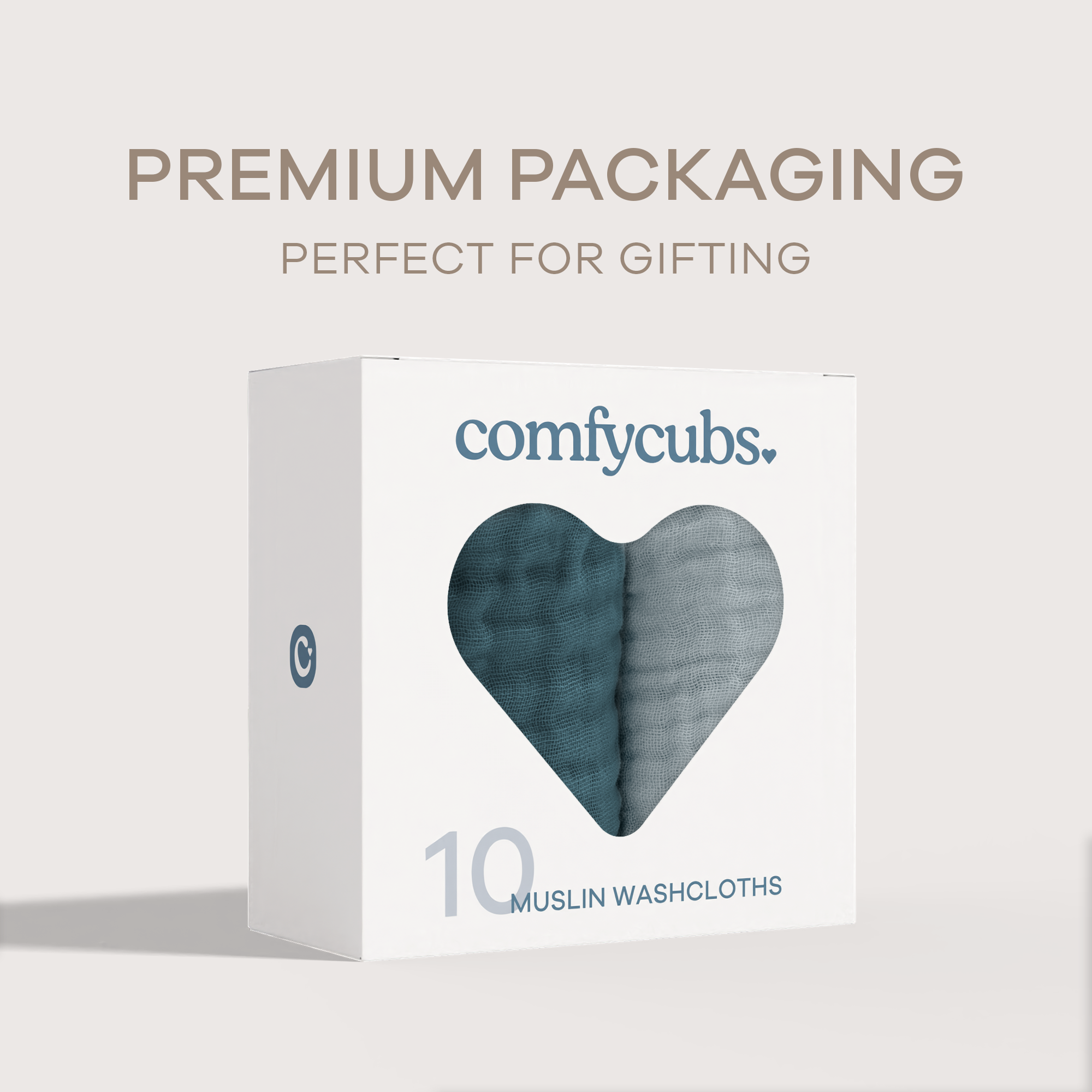 Comfy Cubs – wholesale Wash cloth – Child & baby – Muslin Baby Washcloths, Soft 10"x10" Cotton by Comfy Cubs96