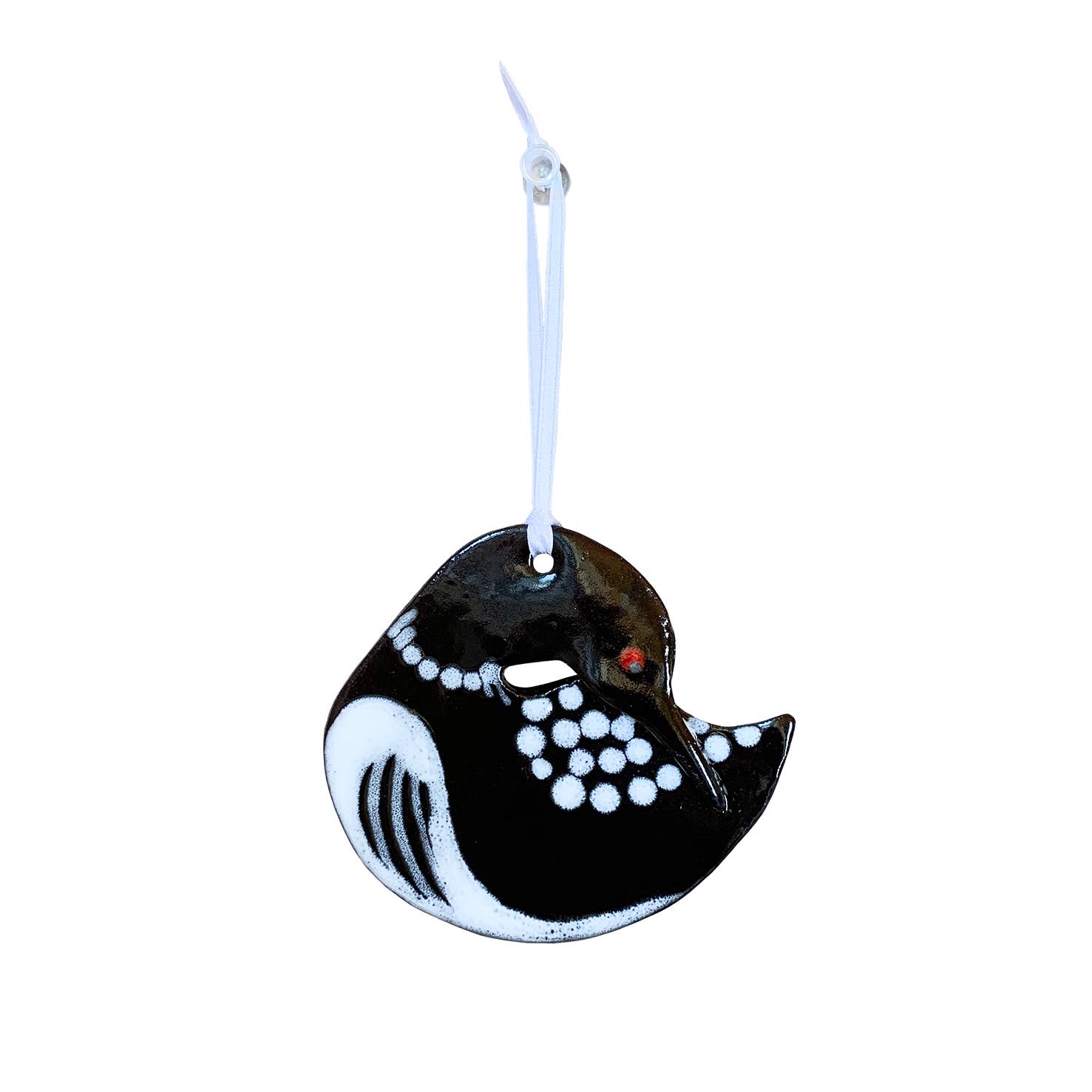 Wayne Village Pottery - Wholesale Ornament - Loon Round Ornament