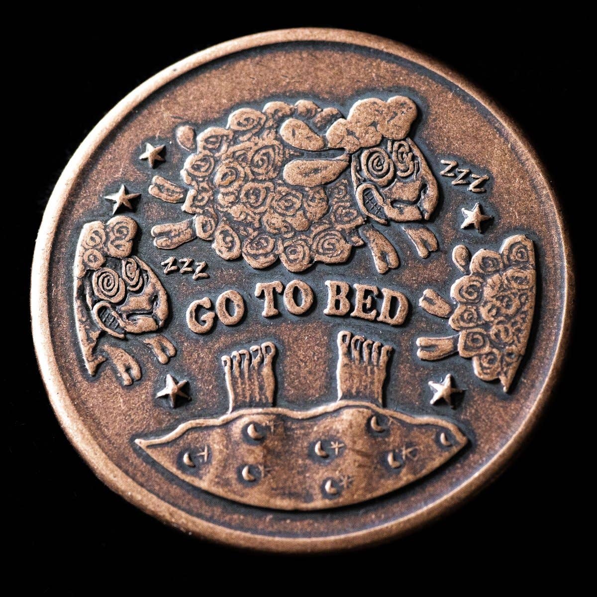 Shire Post Mint - Wholesale Keepsake Coin/Token - One More Episode / Go to Bed Decision Maker Coin2