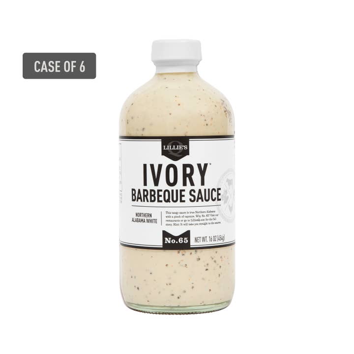 Lillie's Q - Wholesale BBQ Sauce - Ivory Barbeque Sauce (Case 6 / 16 oz units)