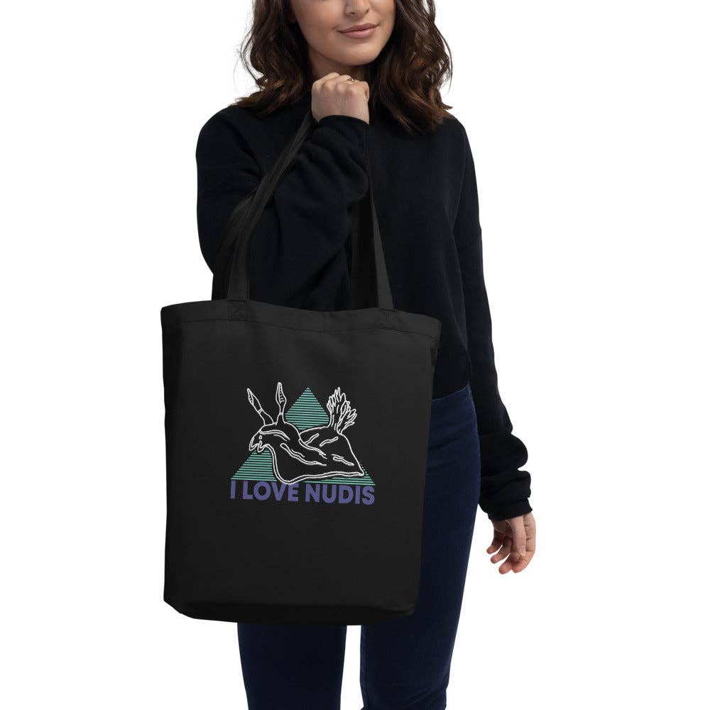 I LOVE NUDIS - Wholesale Tote Bag - Women's - I LOVE NUDIS™ Organic Cotton Nudibranch Tote Bag3