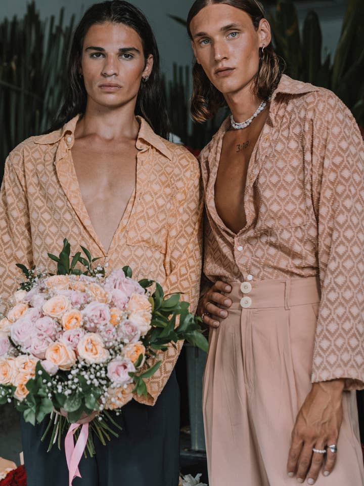 CALIFORNIA SHIRT | ROSE for wholesale by wildsky