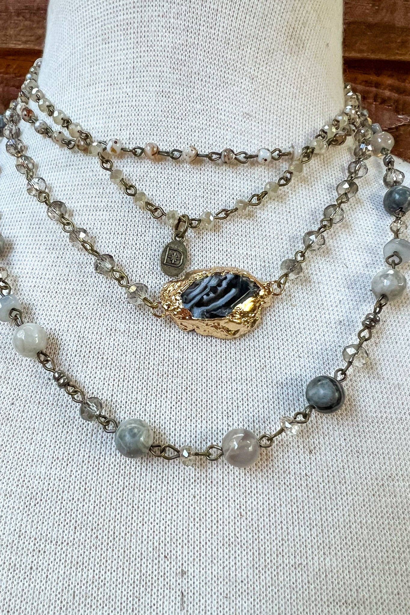 Dylan Designs - Wholesale Pendant/Charm Necklace - Florence Necklace Grey9