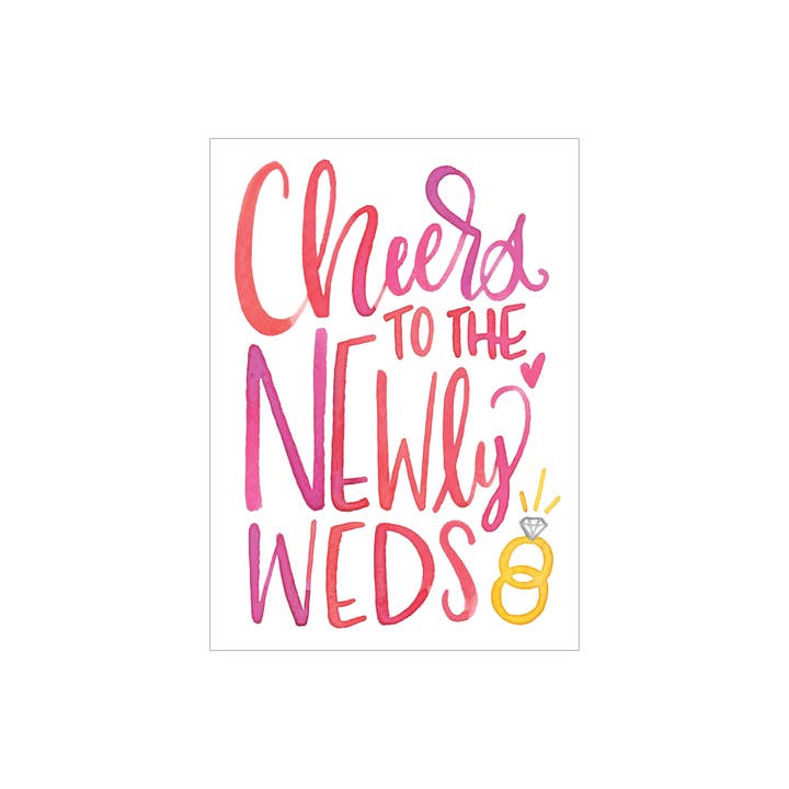 Cartão de saudações Noivos por atacado de Katie Elizabeth Lettering