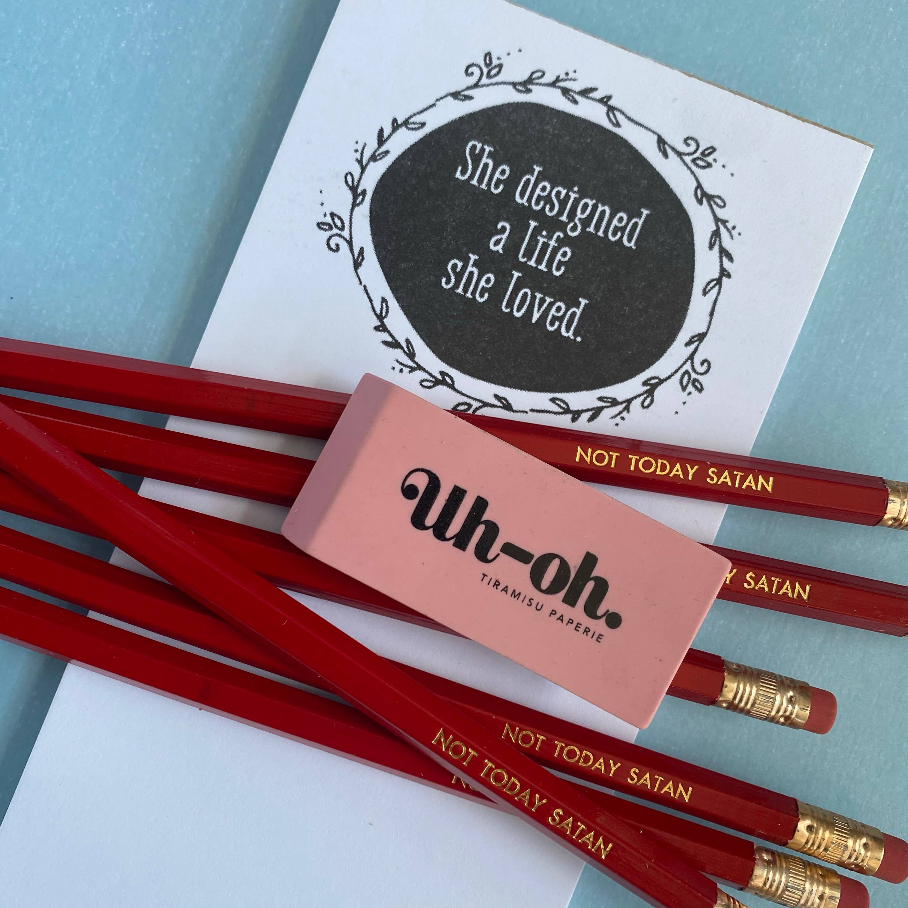 Tiramisu Paperie - Wholesale Eraser - Uh. Oh.  Eraser1