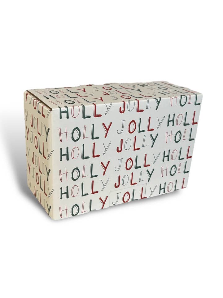 Small Holly Jolly Box for wholesale by Crate Collectives