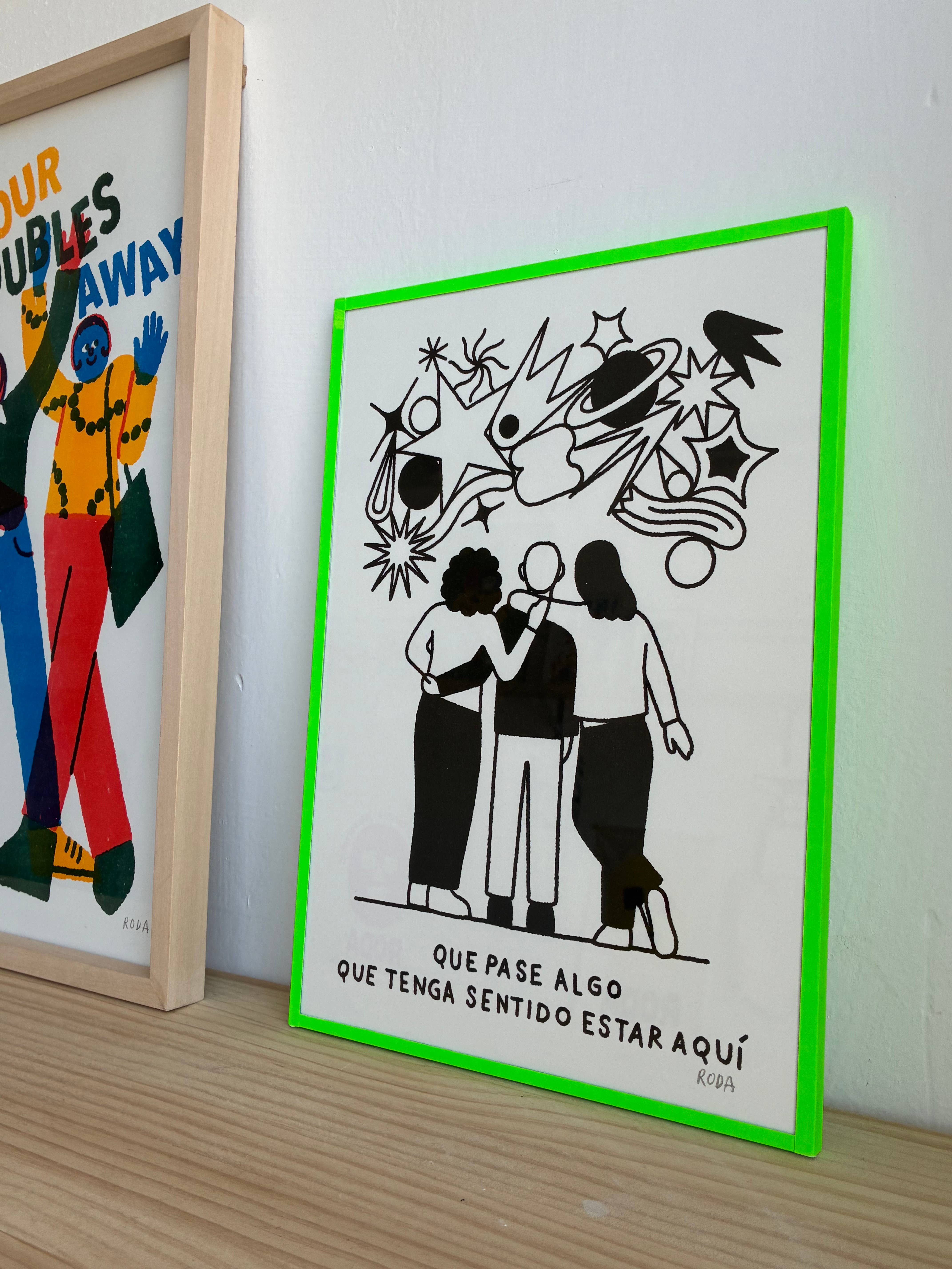 RODA - Wholesale Art Print - Universe Riso Print2