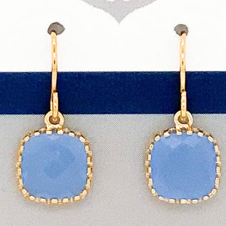 #AAAFTR81 -Petite Filigrane Carré Encadré Drop-Royal Opal Doré pour la vente par The Beaded Wire Designs