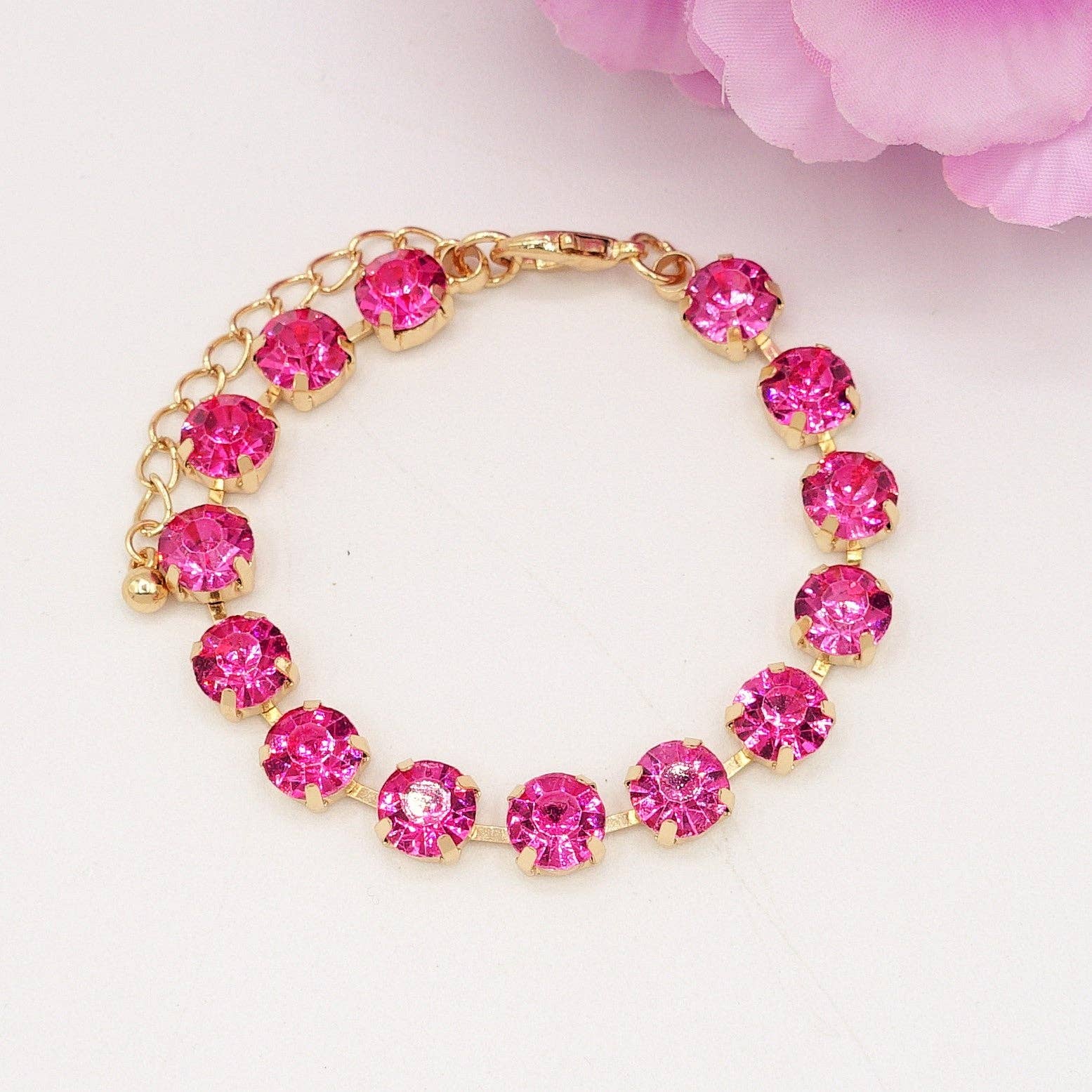 Daemon srls - Wholesale Tennis Bracelet - MICHELLE-BRACCIALE con pietre sfaccettate - LUCE COLLECTION8