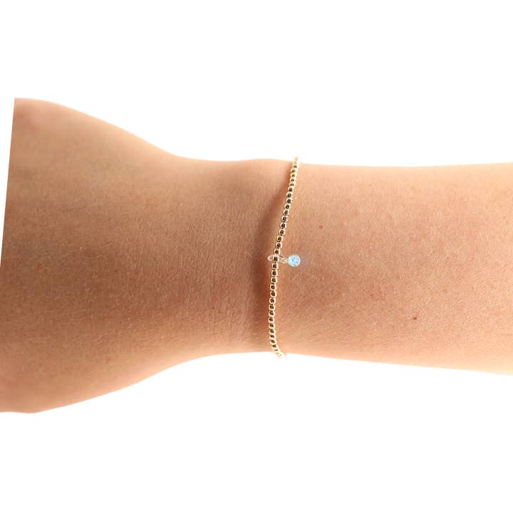 Beaded Blondes – wholesale Charm/dangle bracelet – Pack of 12: Birthstone Charm Bracelets11