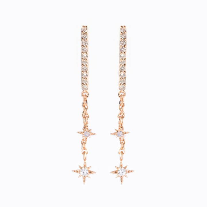 Girls Crew - Wholesale Dangle Earrings - Skyshower Hoops4