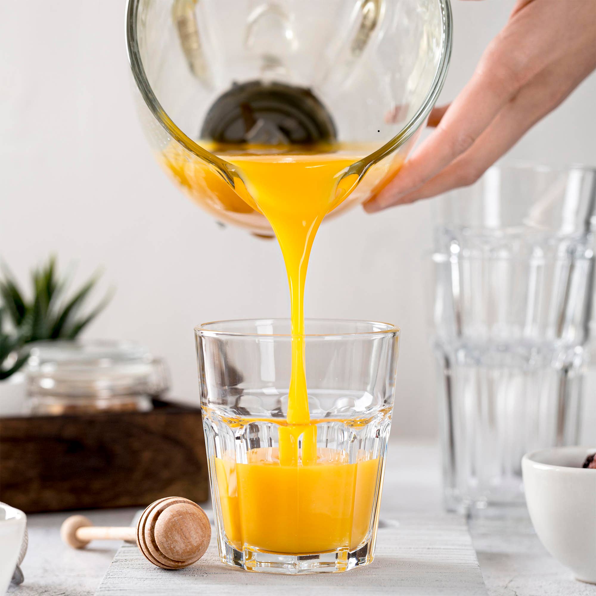 JOCCA – wholesale Blender – Batidora de Vaso de Cristal y Botella Portátil3