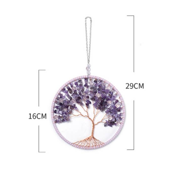 Crystolver – Großhandel Traumfänger – Traumfänger von Tree of Life mit Perlen