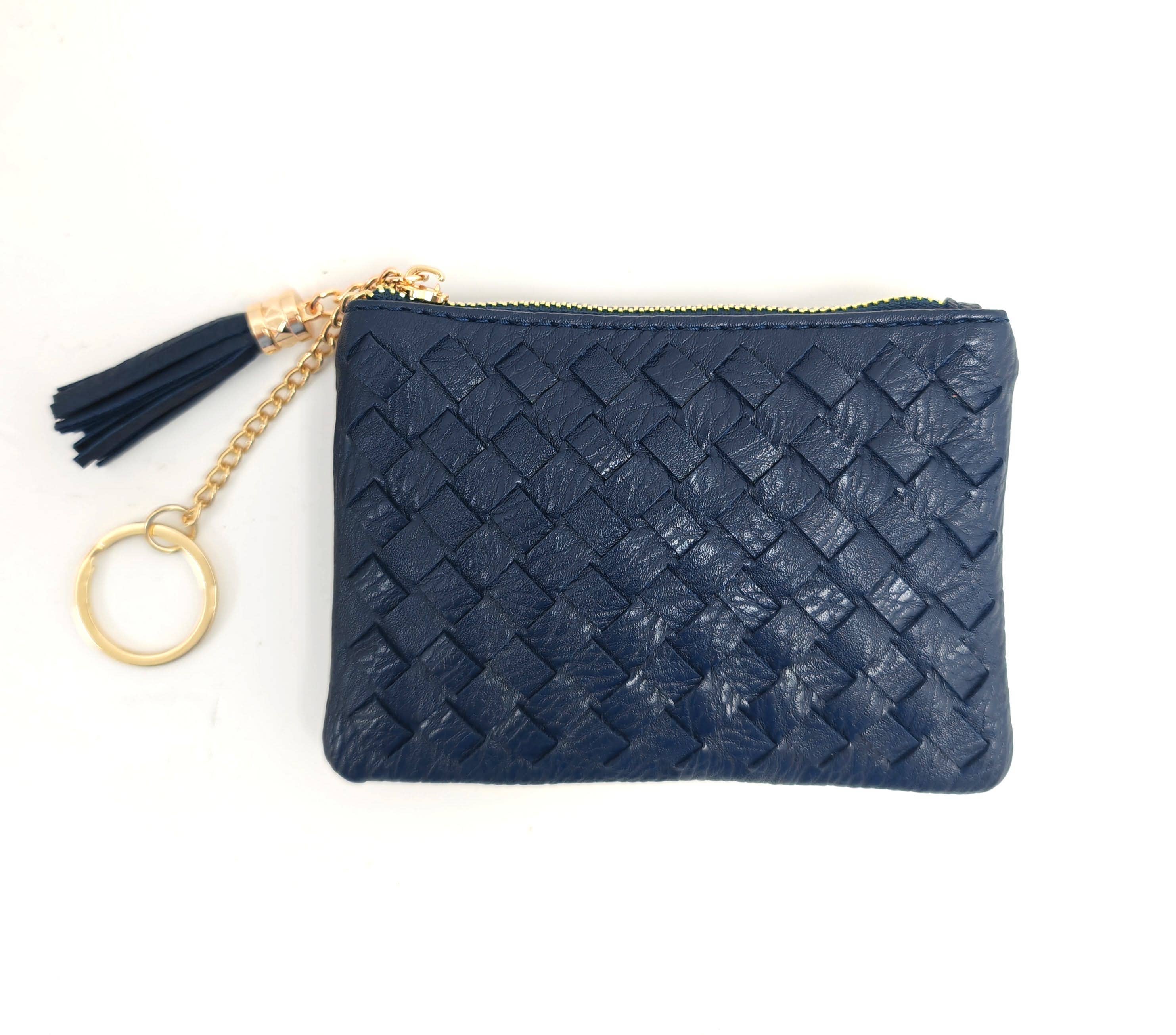 Superbia – Engroshandel Møntpung - Dame – Blød håndlavet vævet kvast nøglering lynlås kortholder mønt10