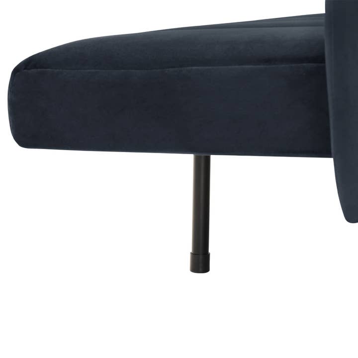 Urban Meuble - Wholesale Sofa - Black velvet 3-seater convertible sofa with 5-position backrests MEZEDS20